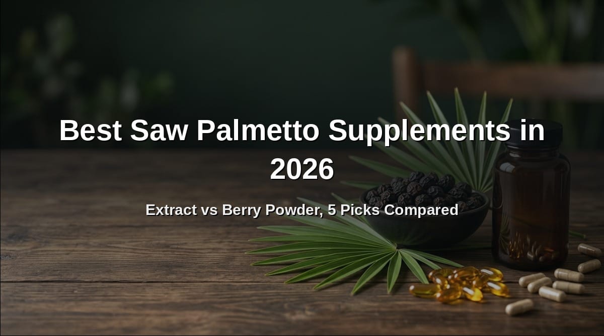 Best Saw Palmetto Supplements in 2026: Extract vs Berry Powder, 5 Picks Compared