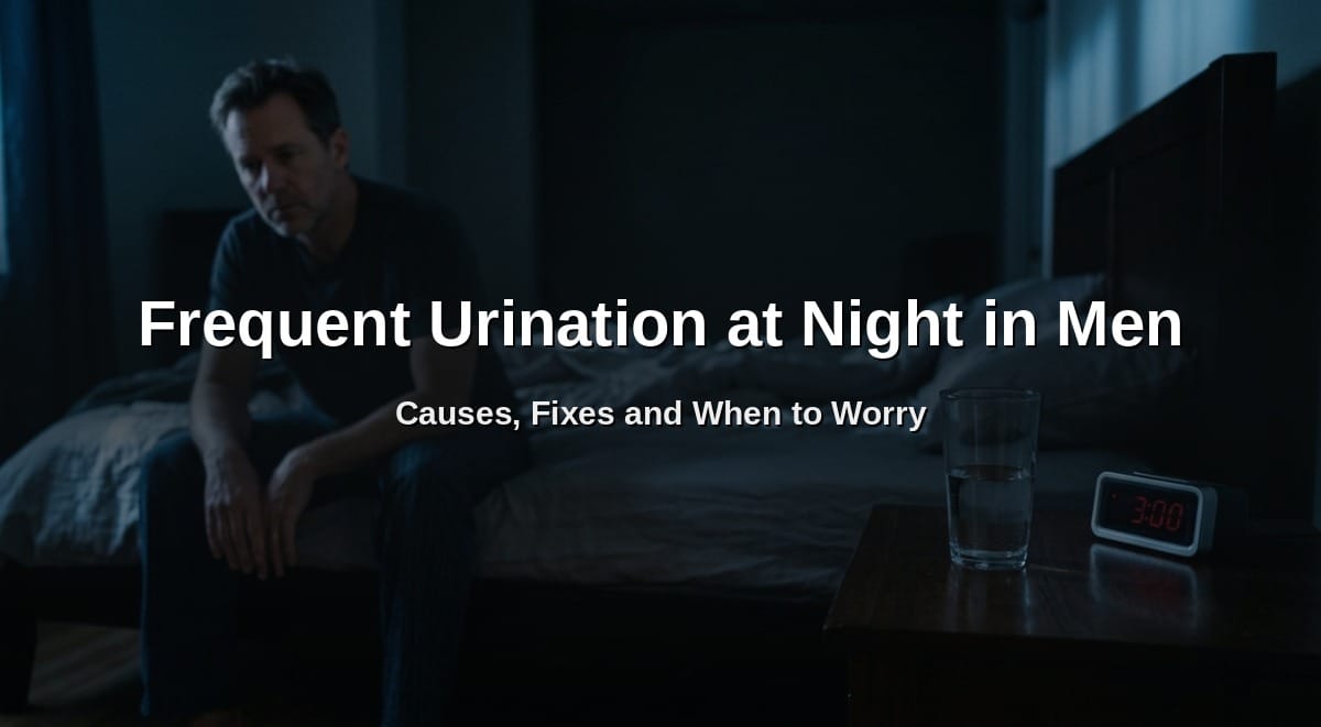 Frequent Urination at Night in Men: Causes, Fixes and When to Worry